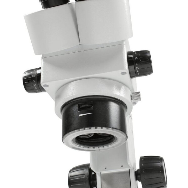 Kern microscopul stereoscopic zoom Microscop Stereo OZL 456, bino, Lumina circulara, 10x23, 0.21W LED, 0.75-5.0x