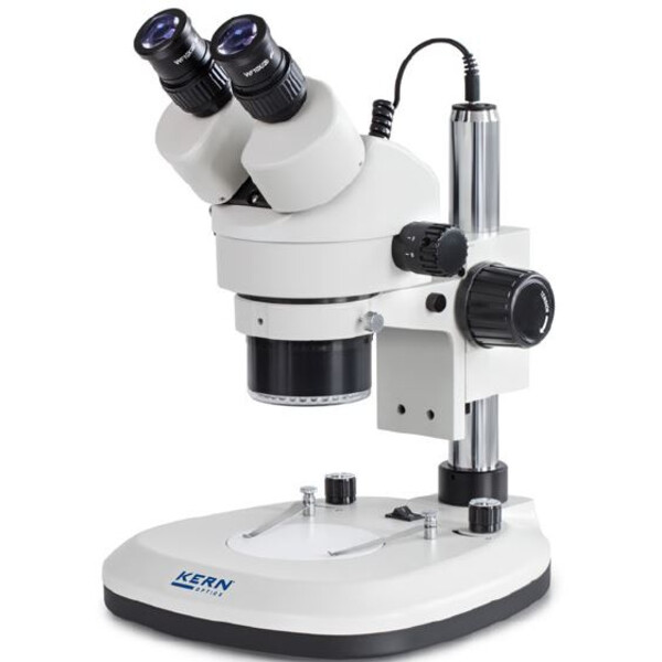 Kern microscopul stereoscopic zoom OZL 466, trino, Ringl., Greenough, 0,7-4,5x, HWF10x20, 3W LED