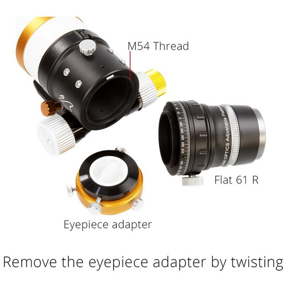 William Optics Adjustable Flattener Reducer Flat61R pentru ZenithStar 61