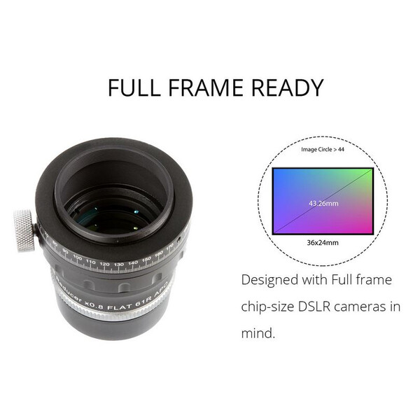 William Optics Adjustable Flattener Reducer Flat61R pentru ZenithStar 61