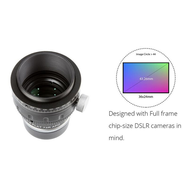 William Optics Adjustable Flattener Reducer Flat73R pentru ZenithStar 73
