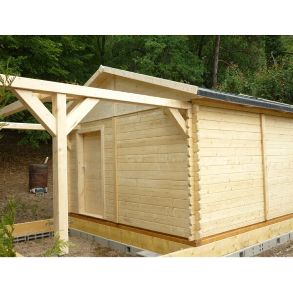 Dome Parts Observatorul GreenLine Mega cu acoperiș retractabil și protecție din lemn