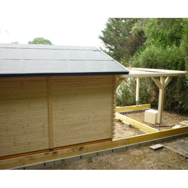 Dome Parts Observatorul GreenLine Mega cu acoperiș retractabil și protecție din lemn