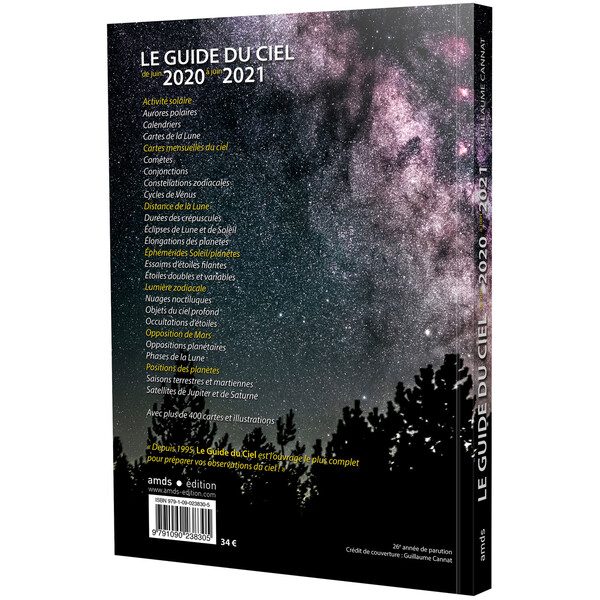 Amds édition  Almanah Le Guide du Ciel 2020-2021