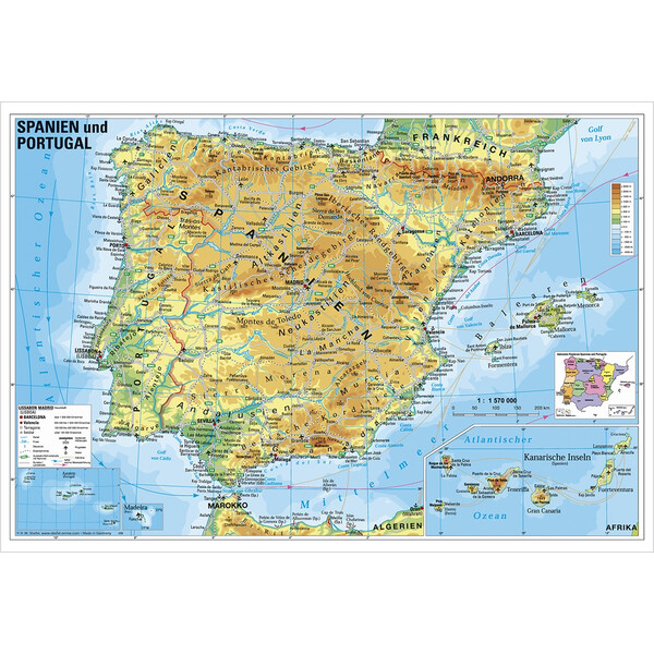 Stiefel Harta Spania şi Portugalia