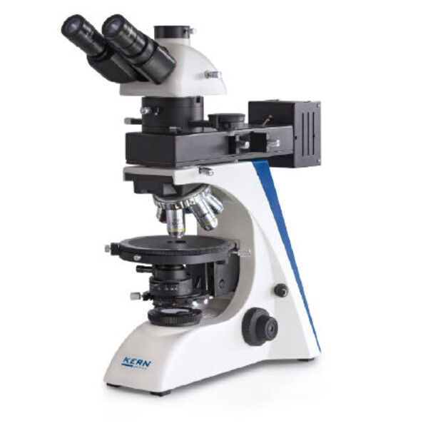 Kern Microscop OPO 185, POL, trino, Inf plan, 40x-600x, lumină incidentă/reflectată, HAL, 100W