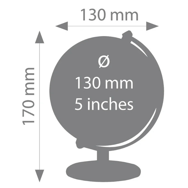 TROIKA Mini glob Gagarin Night 13cm