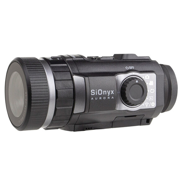 Sionyx Aparat Night vision Aurora Black include husă rigidă, card de memorie de 32 GB, a doua baterie, curea de transport