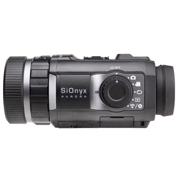 Sionyx Aparat Night vision Aurora Black include husă rigidă, card de memorie de 32 GB, a doua baterie, curea de transport