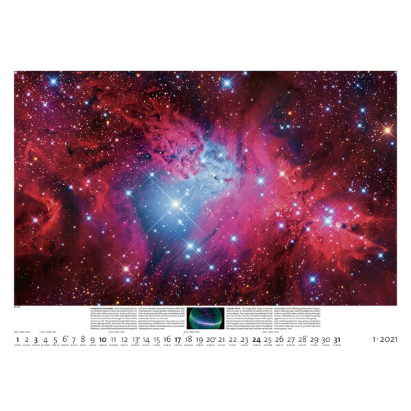 Palazzi Verlag Calendar Sternzeit 2021