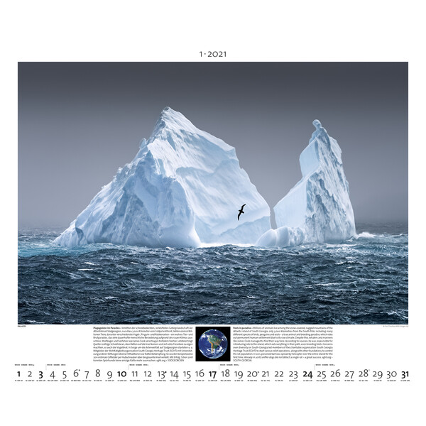 Palazzi Verlag Calendar Planet Erde 2021