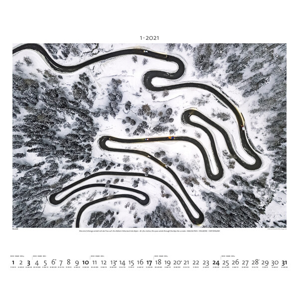 Palazzi Verlag Calendar Lumea de sus 2021