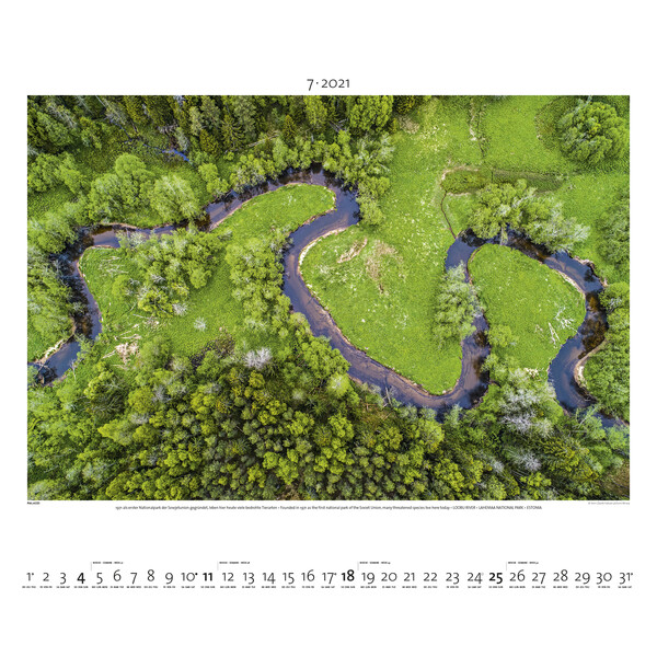 Palazzi Verlag Calendar Lumea de sus 2021