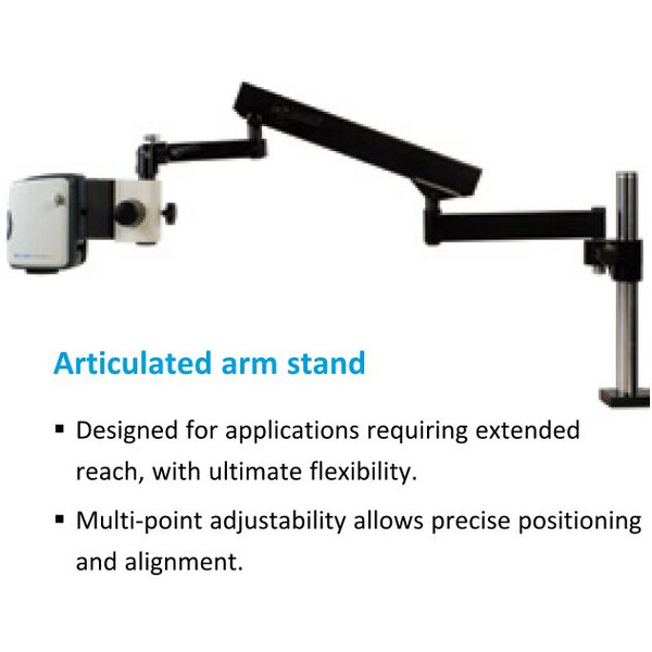Vision Engineering Microscop EVO Cam II, ECO2CE1, variable articulated arm, LED light, 4 Diopt W.D.245mm, HDMI, USB3, 24" Full HD