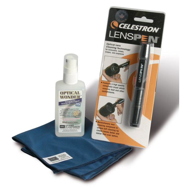 Baader Lichid de curățare optică Optical Wonder 100ml cu cârpă și LensPen
