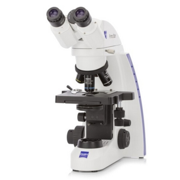 ZEISS Microscop PrimoStar 3, Full-K., Tri, Ph2, SF22, 5 Pos., ABBE 0.9, 40x-400x