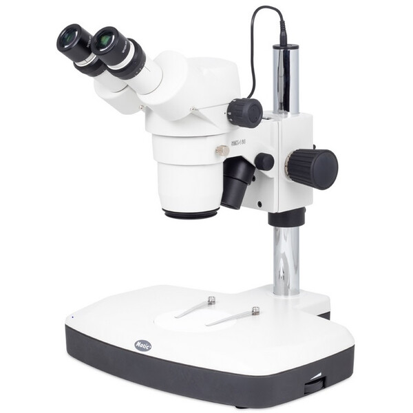 Motic Stereomicroscop zoom SMZ-168-BLED, bino, 7.5x-50x
