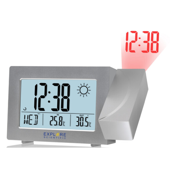 Explore Scientific Ceas de proiecție cu prognoza meteo