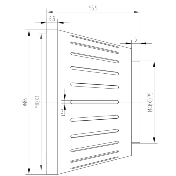 Omegon Adaptor M82-M48