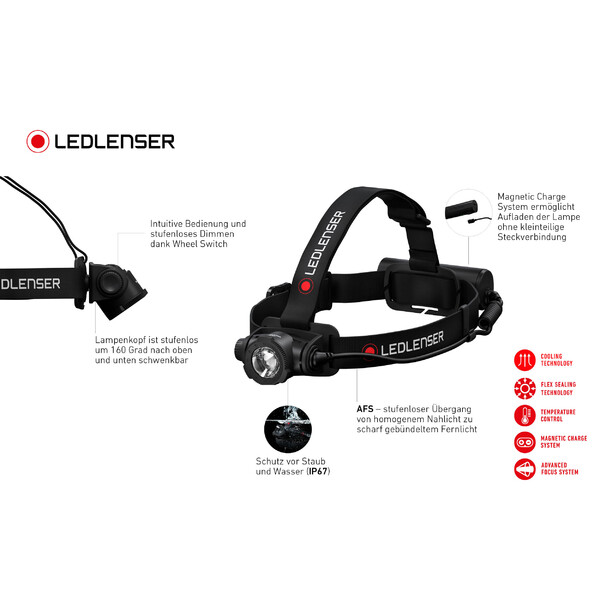 LED LENSER Frontala H7R Core