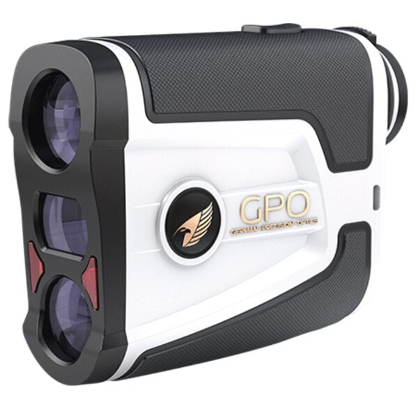 GPO Telemetru Golf Laser Rangefinder Flagmaster 1800 weiß