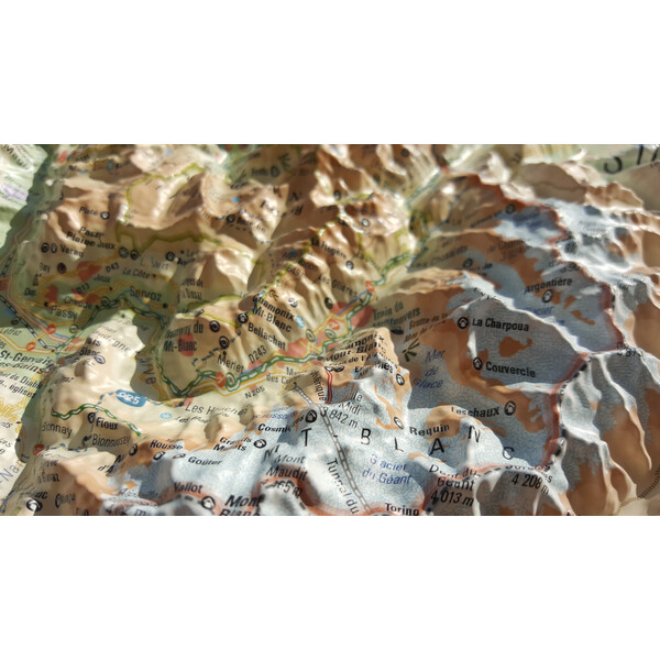 3Dmap Harta regionala Haute Savoie Version été