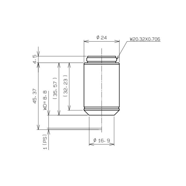 Evident Olympus obiectiv Objective CACHN10x IPC/0.25 (CACHN10XIPC-1-7)