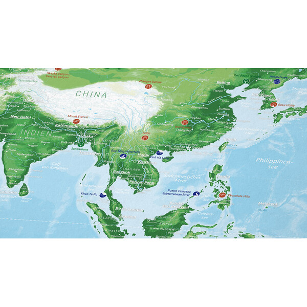 Marmota Maps Harta lumii 99 Naturwunder (100x70)