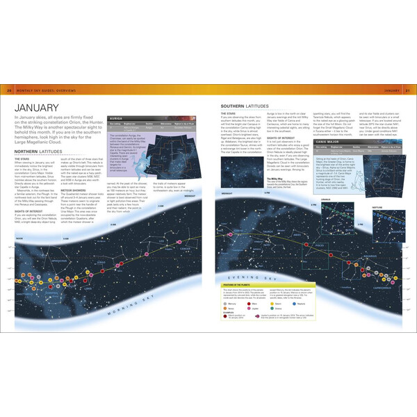 Dorling Kindersley The Night Sky Month by Month