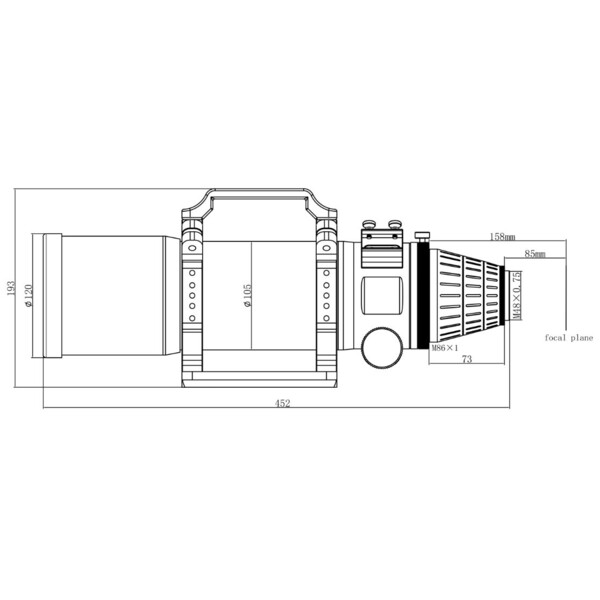 Askar Refractor apochromat Pro APO AP 90/500 Quintuplet OTA