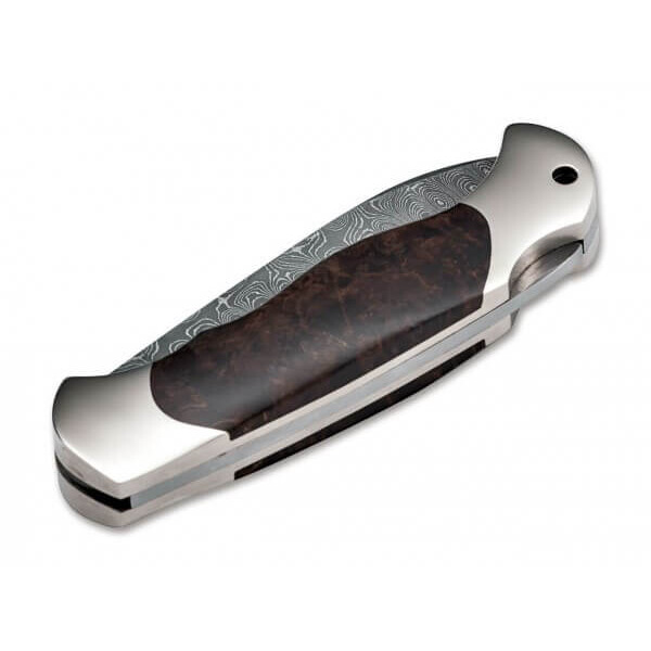 Böker Cutite Scout Spearpoint Burl Birch Damascus
