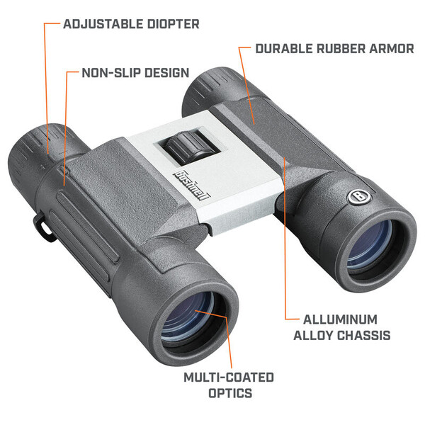 Bushnell Binoclu Powerview 2.0 10x25 Aluminum, MC