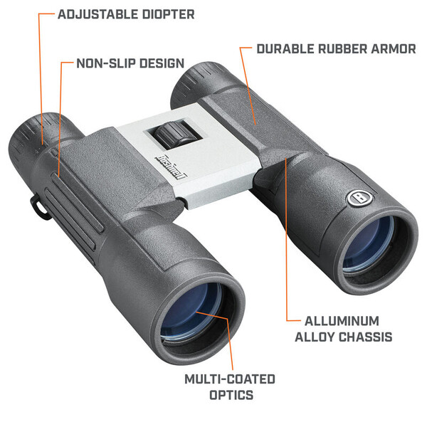 Bushnell Binoclu Powerview 2.0 16x32 Aluminum, MC