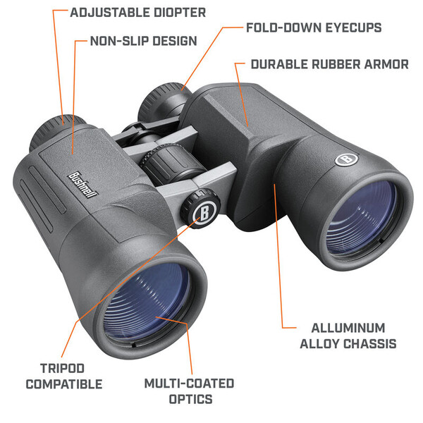 Bushnell Binoclu Powerview 2.0 10x50 aluminiu, MC