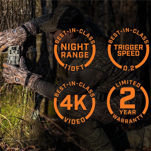 Bushnell Cameră  viata sălbătică 30MP CORE 4KS Tree Bark Camo No Glow, Box 5L