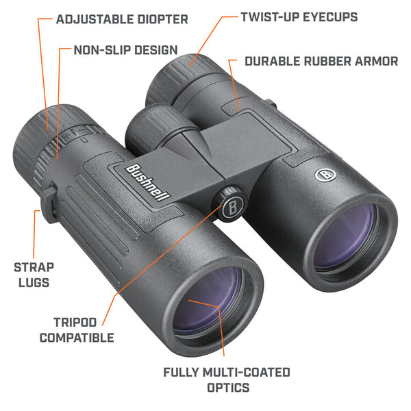 Bushnell Binoclu Legend 8x42 Roof, negru, FMC