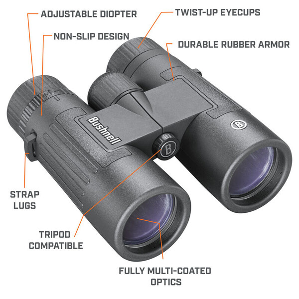 Bushnell Binoclu Legend 10x42 Dachkant, schwarz, FMC