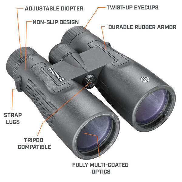 Bushnell Binoclu Legend 12x50 Roof, negru, FMC