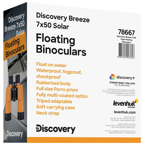 Discovery Binoclu 7x50 Breeze Solar Floating