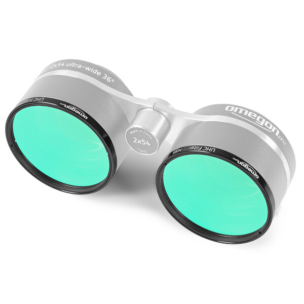 Omegon Binoclu 2x54 pentru observatii de camp larg