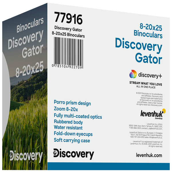 Discovery Binocluri cu zoom Gator 8-20x25