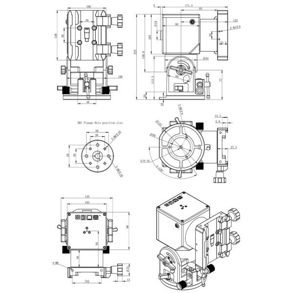 ZWO Montura AM5 Harmonic Equatorial Mount