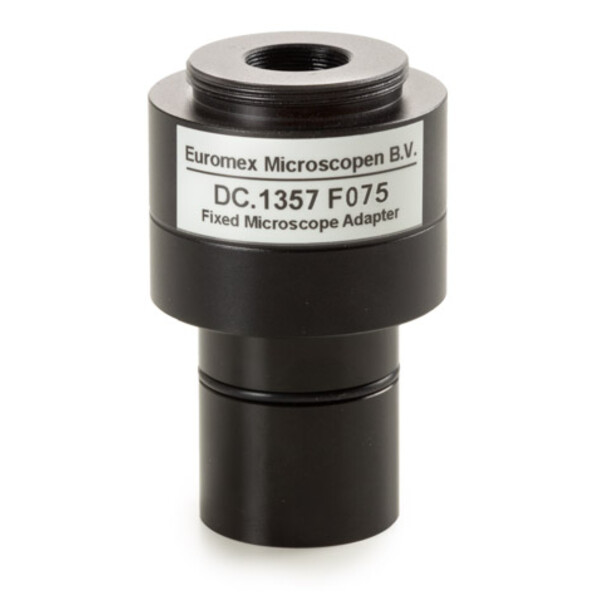 Euromex Adaptoare foto DC.1357, obiectiv 0,75x, C-Mount, f. tub Ø 23,2 mm, arbore scurt