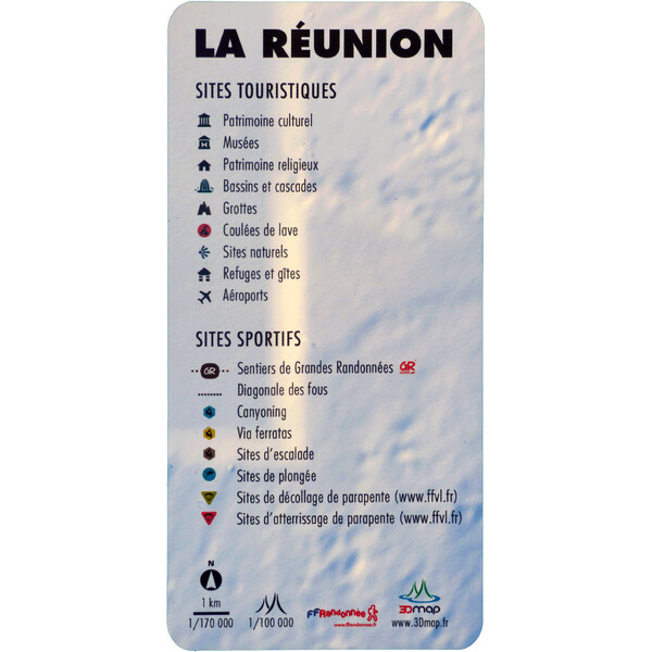 3Dmap Harta regionala La Réunion