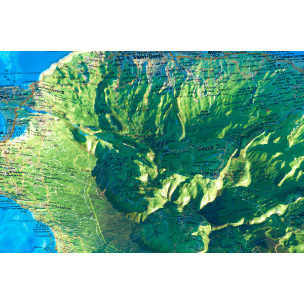 3Dmap Harta regionala La Réunion