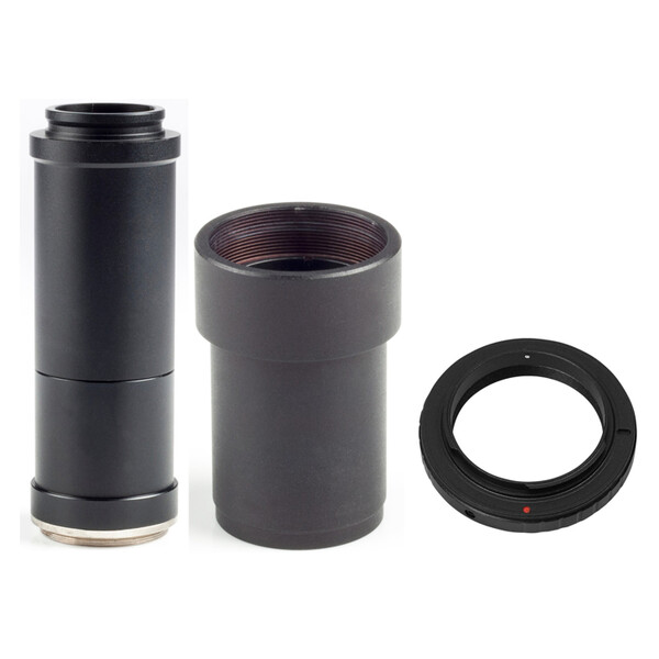 Motic Adaptoare foto Set (4x) f. Full Frame mit T2 Ring für Nikon