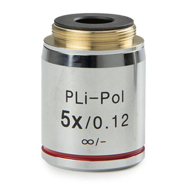 Euromex Obiectiv IS.7905-T, 5x/0.12, PLPOLi, plan, infinit, fără tensiune (iScope)