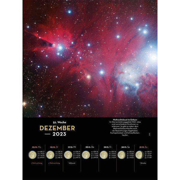 Kosmos Verlag Calendar Himmelsjahr 2023