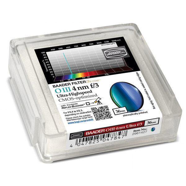 Baader Filtre OIII CMOS f/3 Ultra-Highspeed 36mm