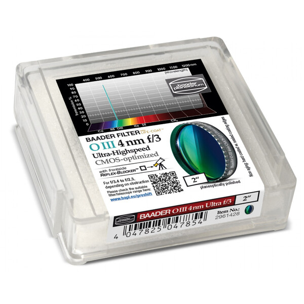 Baader Filtre OIII CMOS f/3 Ultra-Highspeed 2"